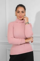 هاينك نسائي بياقة عالية وأكمام طويلة