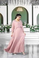 فستان سهرة بكسرات