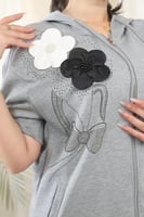 ترنج نسائي كاجوال طبي مع سحاب