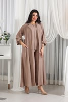 طقم كاجوال كم طويل 3 قطع