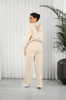 ترنج شتوي كاجوال سحاب بأكمام طويلة وقبعة