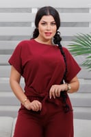 طقم نسائي من قطعتين