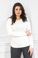 توب قطن بأكمام طويلة