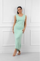 فستان قطني طويل