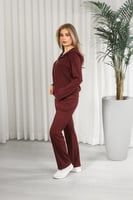 ترنج شتوي سحاب بأكمام طويلة وقبعة