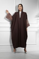 عبايه بأكمام شفافه