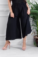 بنطال كاجوال نسائي ماكسي بساق عريض