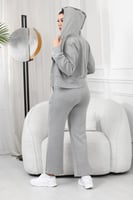 ترنج شتوي كاجوال بأزرار كبس وأكمام طويلة وياقة على...