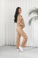 ترنج شتوي سحاب رياضي مع قبعة