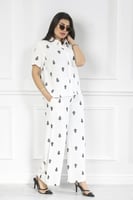 طقم منسق نسائي من قطعتين