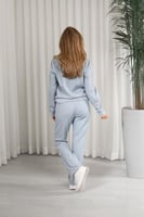 ترنج شتوي سحاب بأكمام طويلة وقبعة