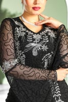 فستان سهرة طويل ستراس