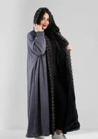 فروة شتوية بأكمام مضغوطة