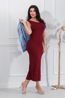 فستان قطني طويل