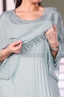 فستان سهرة بكسرات