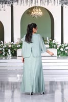 فستان سهرة بكسرات