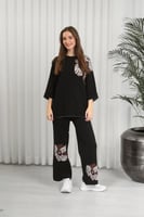 ترنج شتوي مورد بأكمام متوسطة الطول