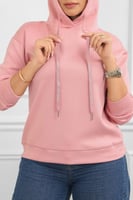 هودي بأكمام طويلة وقبعة