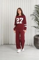 ترنج شتوي بأكمام طويلة وياقة مدورة