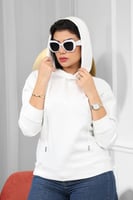 هودي بأكمام طويلة وقبعة