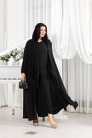 طقم كاجوال كم طويل 3 قطع