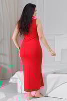 فستان قطني طويل