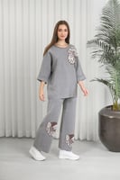 ترنج شتوي مورد بأكمام متوسطة الطول