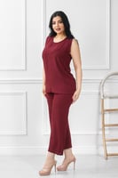 طقم كاجوال بلا أكمام