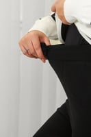 ترنج شتوي لونين بأكمام طويلة وياقة V