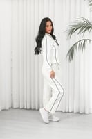 ترنج شتوي سحاب رياضي مع قبعة