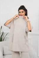 ترنج شتوي كاجوال هاينك بأمام متوسطة الطول