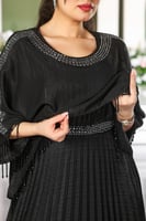 فستان سهرة بكسرات