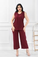 طقم كاجوال بلا أكمام