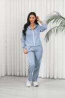 ترنج شتوي سحاب رياضي مع قبعة