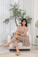 طقم كاجوال كم طويل 3 قطع