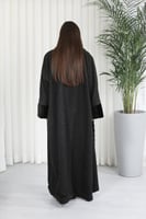 فروة شتوية طويلة مبطنة بالفرو من الداخل بلمعة من ا...