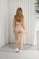 ترنج شتوي سحاب بأكمام طويلة وقبعة