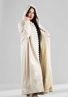 فروة شتوية بأكمام مضغوطة