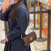 حقيبة توري بورش برتن تشين والت عنابي فوري | Tory B...