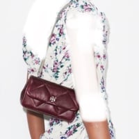 حقيبه توري بورش ميني كيرا دايموند عنابي فوري