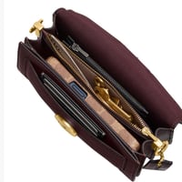 حقيبة كوتش تابي ٢٠ عنابي فوري | Coach Tabby 20 Bag