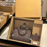 حقيبة كوتش ميني روان عنابي فوري