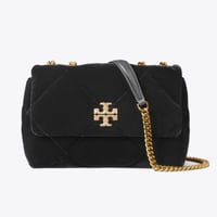 شنطة توري بورش كتف كيرا صغيرة مخمل مبطنة بنقشة ماس...