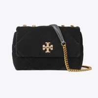 شنطة توري بورش كتف كيرا صغيرة مخمل مبطنة بنقشة ماس...