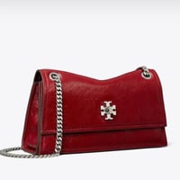 شنطة توري بورش كتف ميني كيرا سويد بقفل دوّار تصل خ...