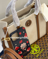 حقيبة توري بورش بليك توت قماش