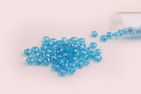 خرز كريستالي أزرق - قطر 6ملم