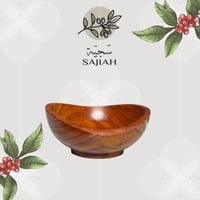 وعاء خشبي لوزن البن