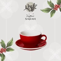 كوب سيراميك احمر 220 مل