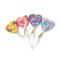 حلاوة مصاص بالفواكه على شكل قلب مستورد * 1 حبة